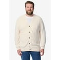 thumbnail image 2 of KingSize Men's Big & Tall Shoreman’S Cardigan Cable Knit Sweater, 2 of 2