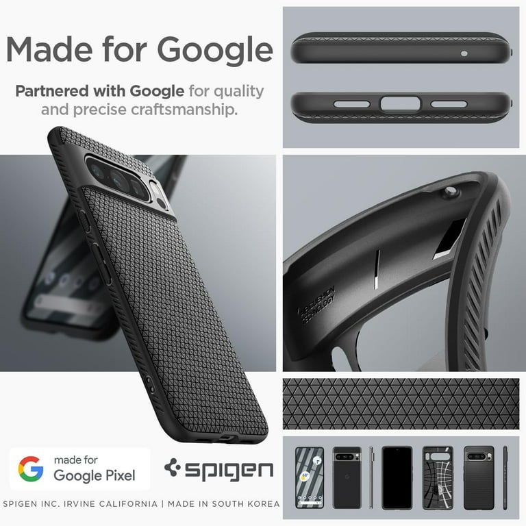 Google Pixel 8 Pro Spigen Rugged Armor TPU Case - Black