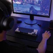 Azio Cascade Bluetooth and USB 75% Mechanical Computer Keyboard, Hot-Swappable Switches, Backlit, Galaxy Light, CRG2G104