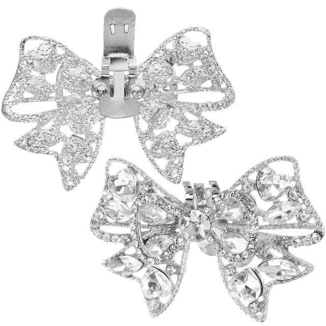 MasteelfCA 2Pcs Crystal Shoe Clips High Shoe Crystal Clips Shoe Buckle Jewelry Bridal Shoe Jewelries Clips