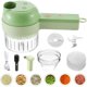thumbnail image 1 of Cordless Electric Chopper, Portable Mini Garlic Chopper Press Kit, Vegetable Chopper Processor with Cleaning Brush for Ginger Pepper Onions(Green), 1 of 5