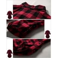 thumbnail image 5 of Matchstick Women Long Sleeve Flannel Plaid Checked Shirt (XS-XXL), 5 of 5