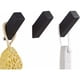 thumbnail image 1 of Ganchos para toallas de acero inoxidable elegantes, acabado negro mate que realza la decoración de cualquier habitación, ganchos de pared resistentes para escenarios de usos múltiples, el acero, 1 of 5