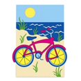 thumbnail image 2 of Evergreen Flag & Garden Summer Bicycle Garden Flag, 2 of 2