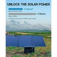 thumbnail image 2 of Bluetti Portable Power Station EB3A,With 120W Solar Panel, 268Wh Solar Generator, 600W (1200W Surge) AC Output, for Outdoor Camping, Trip, Power Outage, 2 of 5