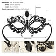 thumbnail image 3 of Elegant Masquerade Party Blindfold Face Accessory for Women with Rhinestone Design, 3 of 6