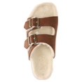 thumbnail image 4 of No Boundaries Women's Double Buckle Slipper, 4 of 7