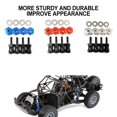 thumbnail image 2 of Bewildely RCGOFOLLOW-rueda de aleación de aluminio, montaje hexagonal, pieza de actualización RC, adaptador para 1/10 LOSI Baja Rey 4WD RC, Kits de construcción modelo Plata, 2 of 6