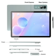 2026 Newest 11 inch Android 14 Tablet, 18GB RAM, 128GB ROM,2K Display, Octa-Core ,13MP+5MP+5MP Camera, Quad Stereo Speakers