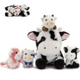thumbnail image 7 of MorisMos 16" Cow Stuffed Animal, Stuffed Dairy  Cattle with 4 Baby Plush Toys, 7 of 7