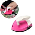 thumbnail image 5 of Plancha EléCtrica de Bricolaje Hecha una Mano para NiñOs, Minipegatina Creativa con Nombre de Hierro, Herramientas Costura Hierro PequeñAs Hierro Especial. Enchufe de EE. UU. Rosa, 5 of 5