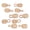 Gold, variant on 10 Pairs Retro Metal Buckles Buttons for Clothing Cheongsam Gown Shawl Clasps Costume DIY Sewing Accessories
