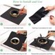 thumbnail image 5 of Paquete de 8 protectores reutilizables para estufa de gas, cubiertas para quemadores de estufa, protectores antiadherentes resistentes al calor para la parte superior de la estufa (negro), 5 of 5
