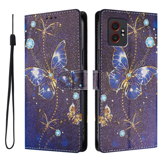 FOXDOCK Funda Tipo Cartera para Samsung Galaxy X Cover 7 Pro con Soporte y Correa – Diseño de Patrones Lindos