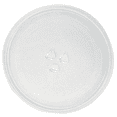 thumbnail image 1 of 2X Assiette de Micro-Ondes de Rechange Plat de Micro-Ondes Durable Universel Plateau Tournant de Micro-Ondes Assiette en Verre Assiette Ronde de Remplacement, 1 of 8