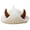 White khaki horn, variant on MOMOJIA Thick Warm Devil Horn Beret Hat Wool Winter Hat Fashion Accessory For Concerts Snow EventHa110weenCostume Accessories