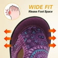 thumbnail image 5 of Barerun Women's Wide Diabetic Slippers Adjustable for Swollen Feet Indoor Outdoor House Shoes, 5 of 6