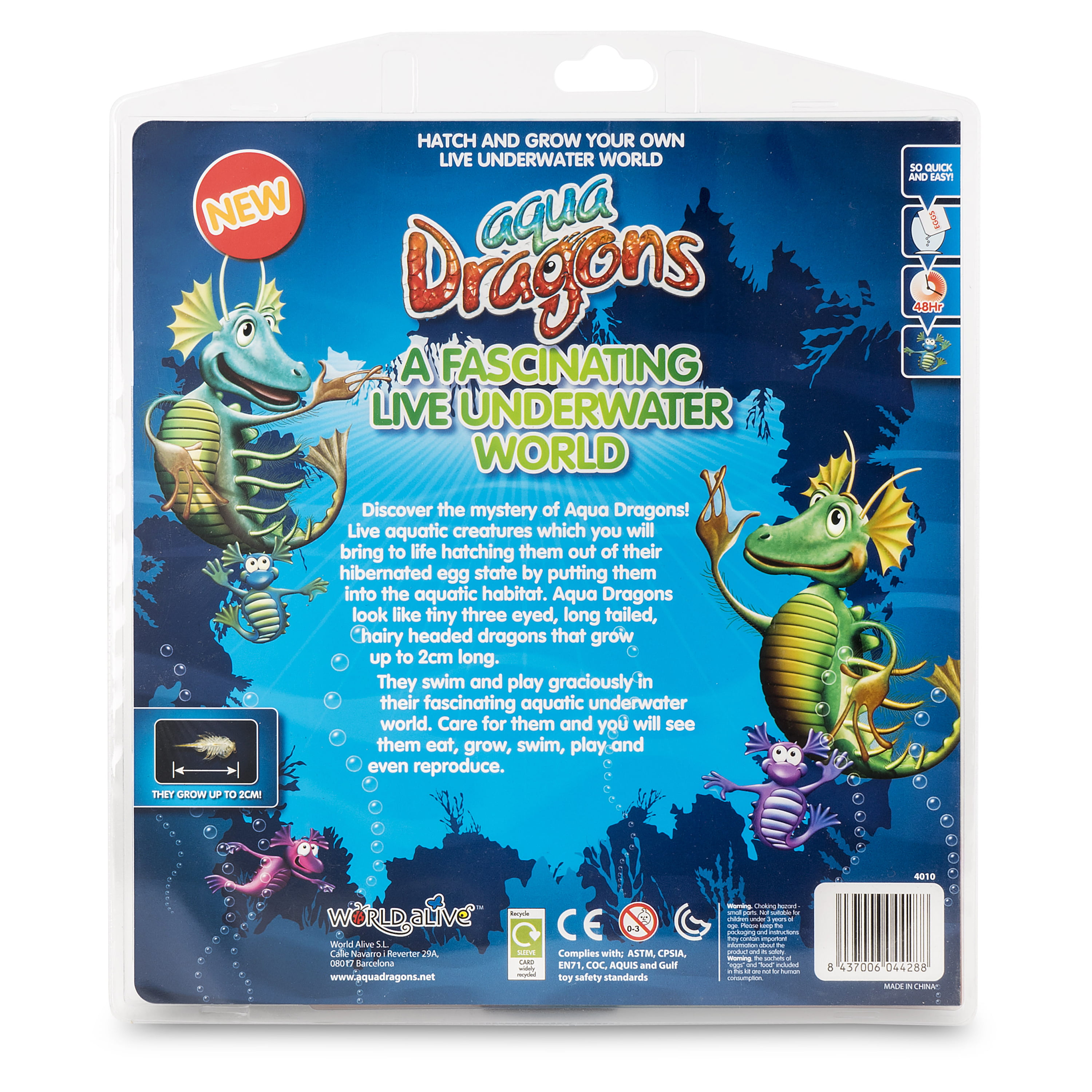 Refill pack or grow in your own container Aqua Dragons Under Water Micro Pets 