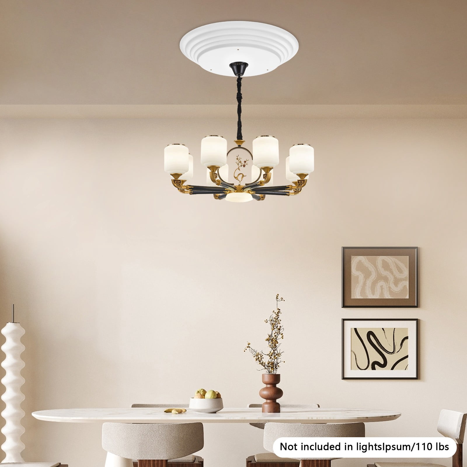 Chandelier Decorative Cover, Decorative Cover, Chandelier Electric Hoist Decorative Cover
