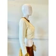 thumbnail image 3 of Off White Silk Blend Full Sleeve Blouse, 3 of 4
