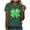 Green, variant on Women's Tops, Tees & Blouses Petite,Womens St Patricks Day Shirt V Neck Irish Shamrock Paddy's Day Graphic Tee Tops