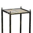 thumbnail image 3 of Benjara 2 Tier Square Stone Top Plant Stand with Metal Frame, Large, Black and Gray, 3 of 5
