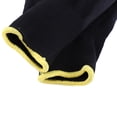 thumbnail image 3 of Guantes de trabajo de seguridad de nailon PU de color negro con revestimiento de palma y tira amarilla (S), 3 of 5