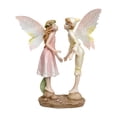 thumbnail image 4 of Besos pareja estatua de ángel, resina, centro de mesa, adorno romántico de trabajo de arte para bodas de cumpleaños de aniversario de vacaciones, 4 of 9