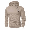 thumbnail image 5 of Zysthvn Pullover Mens Hoodies Casual Winter Outdoor Sweatshirts for Men Zipper Solid Long Sleeve, 5 of 7