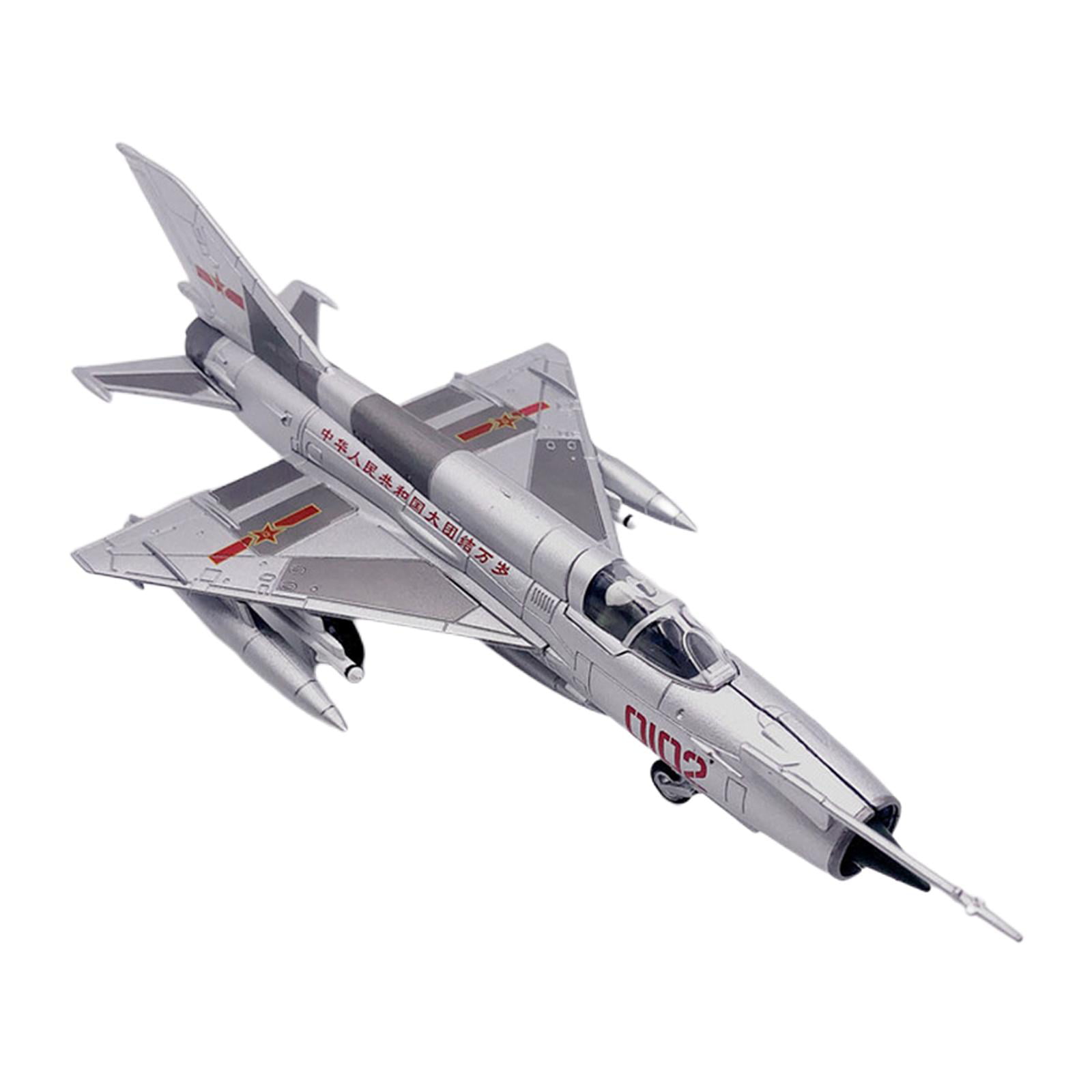 MIG-21 Fighter Aircraft Model 1:72 Scale Aolly Diecast Military Toy Gift 