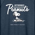 thumbnail image 3 of Peanuts - Stereo Snoopy Dj - Women's Lightweight French Terry Long Sleeve Shirt, 3 of 6