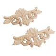 thumbnail image 2 of 2 piezas de apliques de flores tallados a mano para decoración de muebles (n.º 1: 16 x 7,5 cm), 2 of 15