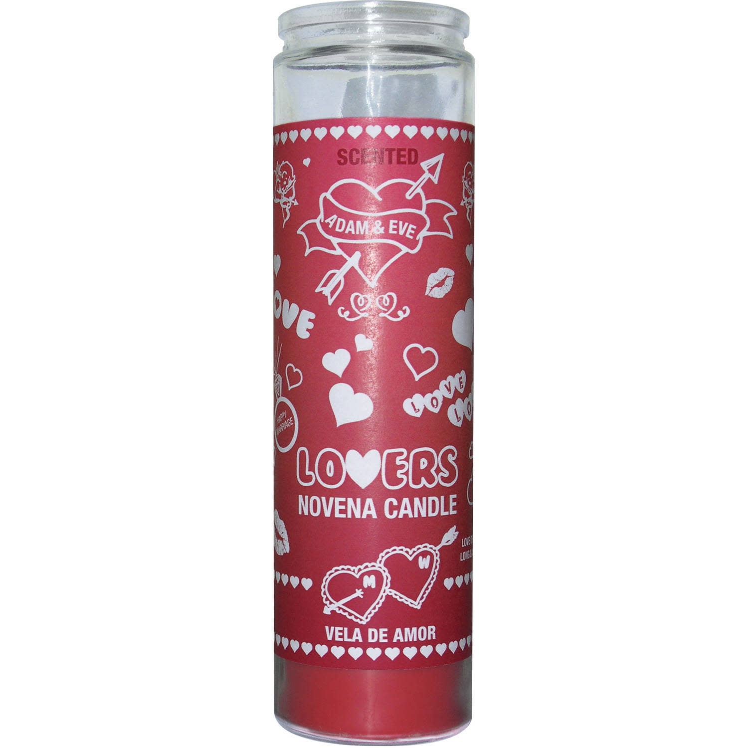 Tall Scented Jar Candle, Lovers, Single