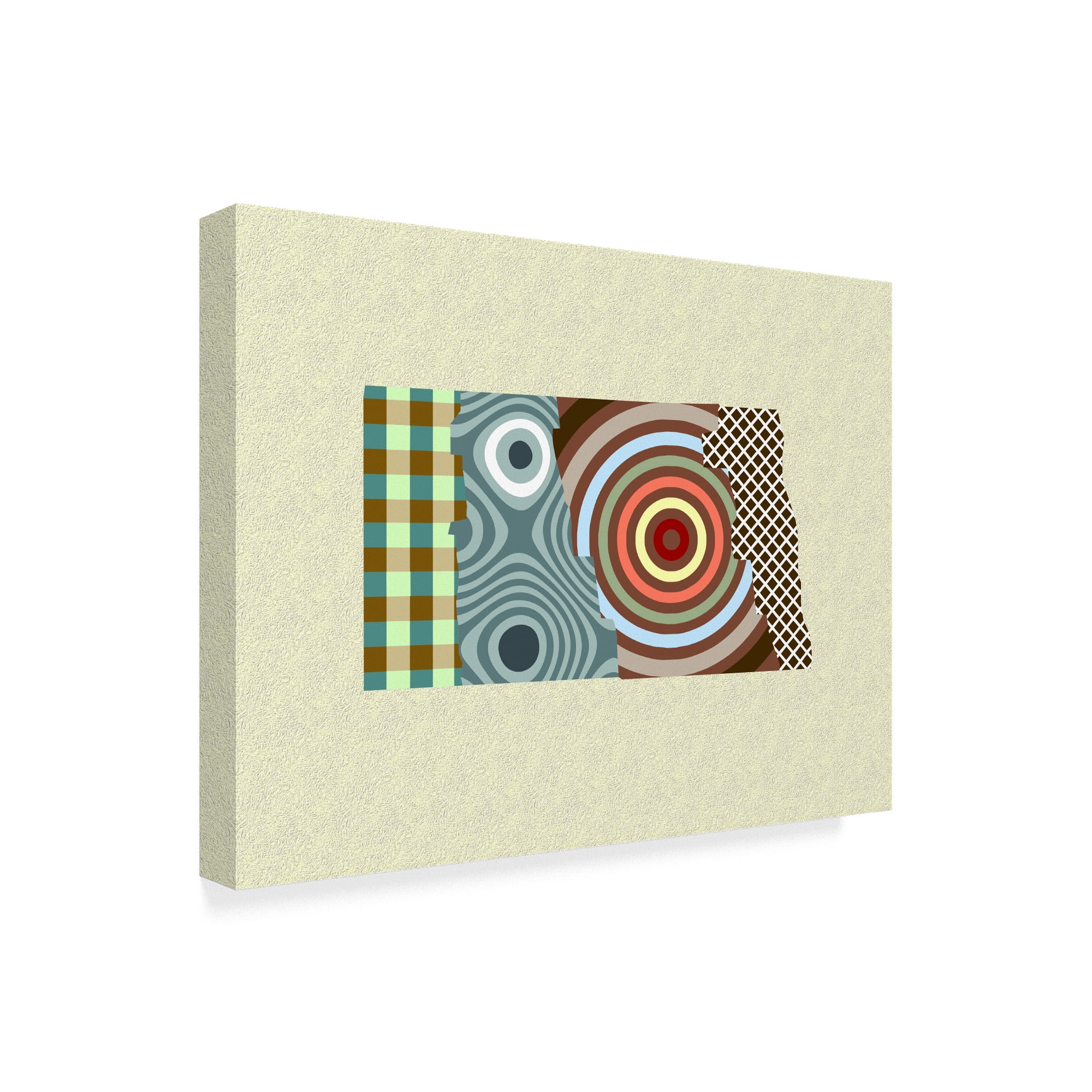 Trademark Fine Art 'North Dakota State Map' Canvas Art by Lanre Adefioye