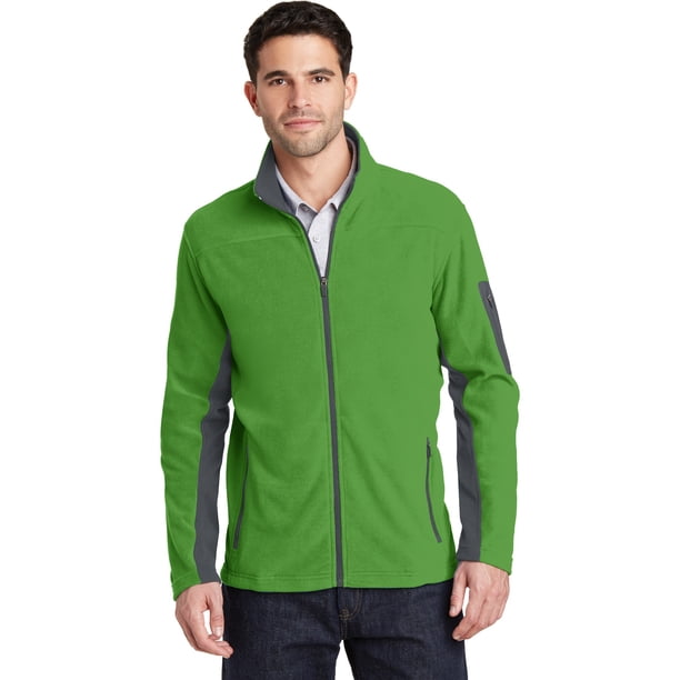 Chaqueta de forro polar con cremallera completa Port Authority® Summit. F233 Verde vid/ Imán M Autoridad Portuaria F233