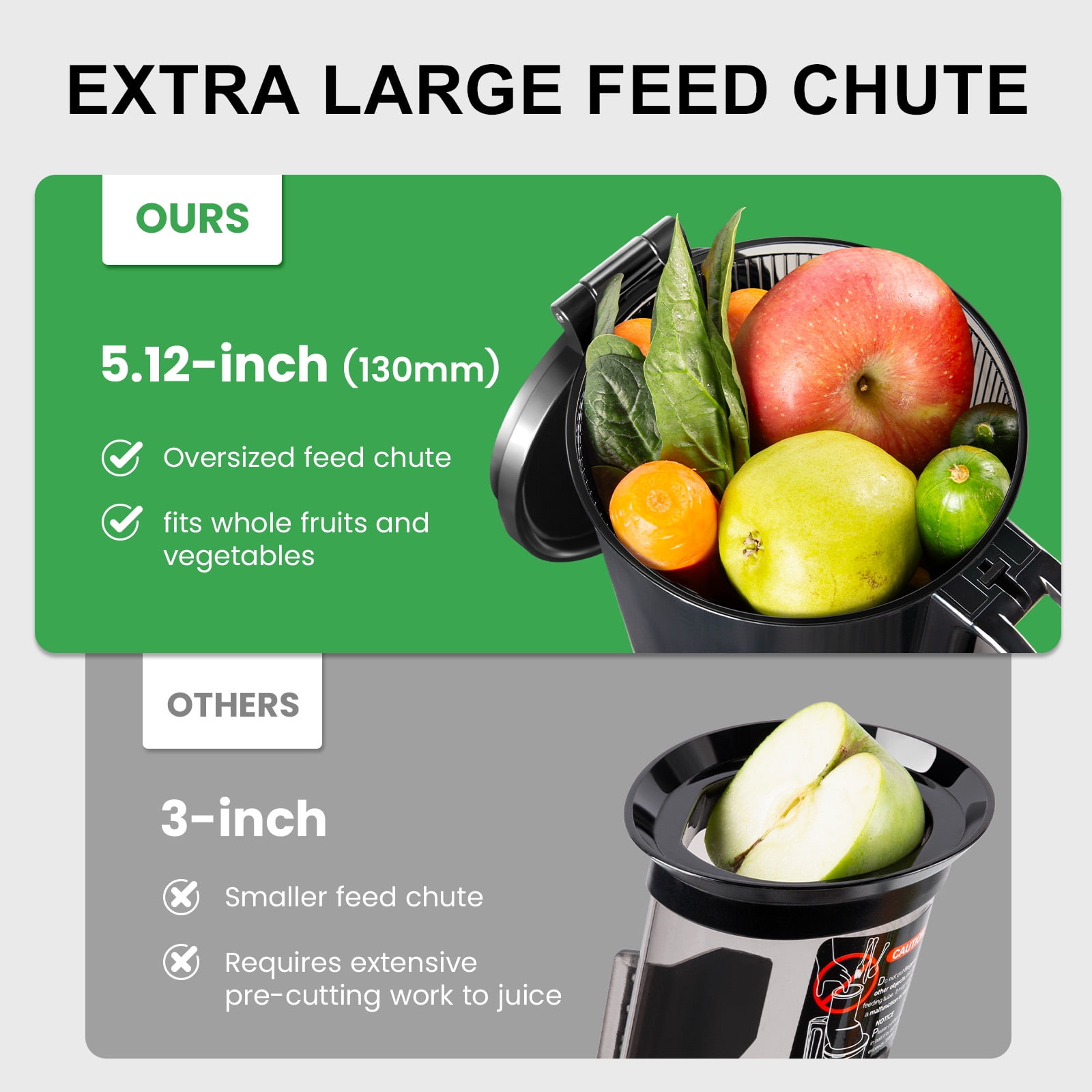 Ventray Slow Masticating Juicer - Thumbnail 4
