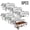 6 Sets (Rectangle), variant on Stainless Steel Chafing Dish Buffet Set 9.5QT - 1/2/4/6 Packs, Catering Food Warmer with Lids, Pans, Water Pan & Fuel Holders for Restaurants, Weddings, Outdoor Events