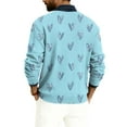 thumbnail image 3 of Valentines Day Mens Sweatshirts Stretch V Neck Hollow Heart Pattern Pullovers Valentines Pullover Tops for Men, 3 of 5