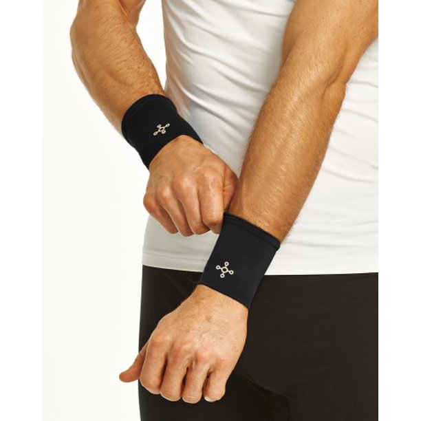 Tommie Copper Recovery Wrist Sleeves BLACK S