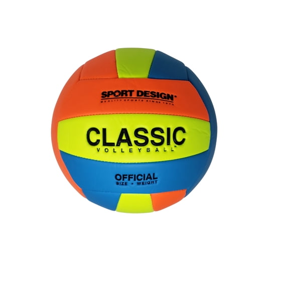 Seasonal Supply Co. Official Size 5 Neon Volleyball for Indoor and Outdoor Play