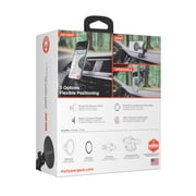 HyperGear Mag Grip Phone Mount Kit with MagSafe Vent, Dash, and Windshield Mounts, Black, 15701