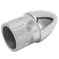 thumbnail image 2 of 2 Pcs Stainless Steel Round Pipe Head Caps for Boat, Fits 22mm/0.87in Tube, 2 of 3