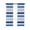 White Navy Blue, variant on Green Ombre Grey Striped Blackout Curtains, Light Blocking Print Window Curtains, Farmhouse Stripe Modern Thermal Insulated Window Drapes for Living Room Kitchen Cafe 2 Panels, 104"W x 63"L