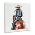 thumbnail image 4 of Stupell Industries Minimal Glam Cowgirl People Painting Wrapped Canvas Art Print Wall Art, 24 x 24, 4 of 8