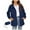 Blue, variant on HomeDM Womens Rain Jackets Waterproof Windbreaker Jackets lightweight Portable Rain Coat, Sizes S-XXL