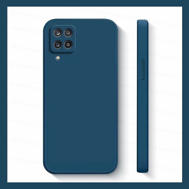 Para Samsung Galaxy A12 funda Samsung A12 A13 A14 A23 A33 A53 A54 A03 A04E funda de silicona líquida a prueba de golpes contraportada Samsung A12 Tan Jianjun unisex