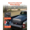 thumbnail image 4 of KFFKFF Water Storage Bladder, 87.2 Gal Collapsible Water Storage Bag, Wear-Resistant 1000D PVC Soft Waters Bag, Leakproof Camping Tank Containers, Black, 4 of 9