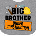 thumbnail image 4 of Inktastic Big Brother Under Construction Boys Baby Bib, 4 of 4