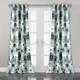 thumbnail image 1 of Leah Chambre Assombrissement Fenêtre Rideaux Bleu 52X95 Ensemble, 1 of 7