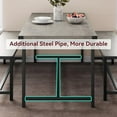 thumbnail image 6 of 2025 New Dining Table Set for 4, 3 Piece Kitchen Table Set, Kitchen Table with 2 Benches, Rectangular Dining Table Set of 4, Kitchen Table Set for Small Space, Apartment, 6 of 8